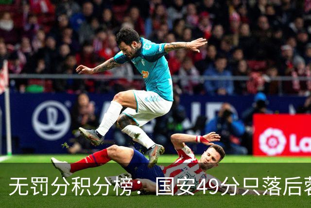 无罚分积分榜：国安49分只落后蓉城3分，泰山、申花落后蓉城5分